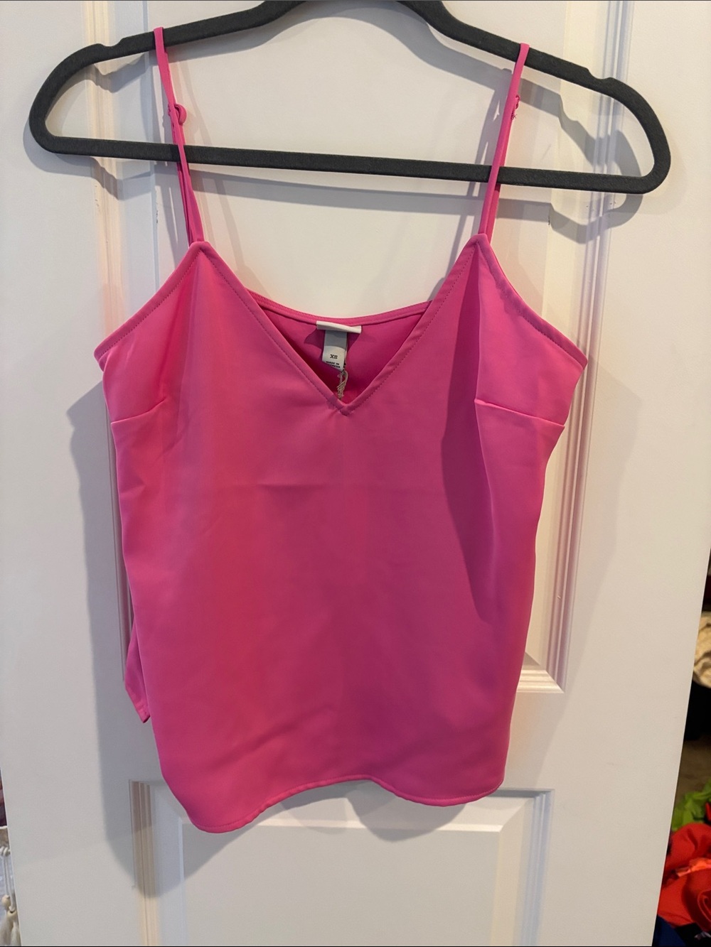 a new day Hot Pink V-Neck Spaghetti Strap Cami